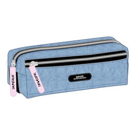 Safta Huntr/X Porte-tout triple avec élastique 22 cm K-Pop Demon Hunters 22x8,5x6 cm