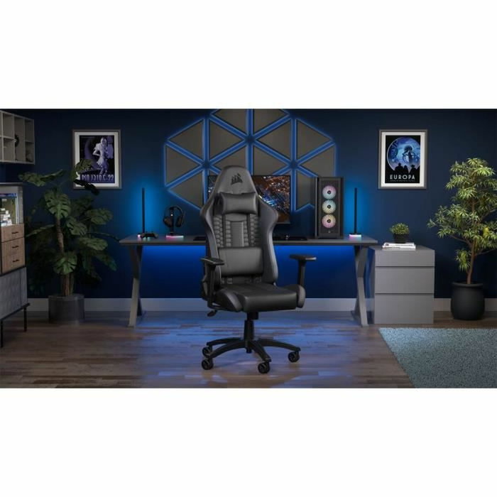 Corsair TC100 RELAXED Fauteuil Gaming Noir