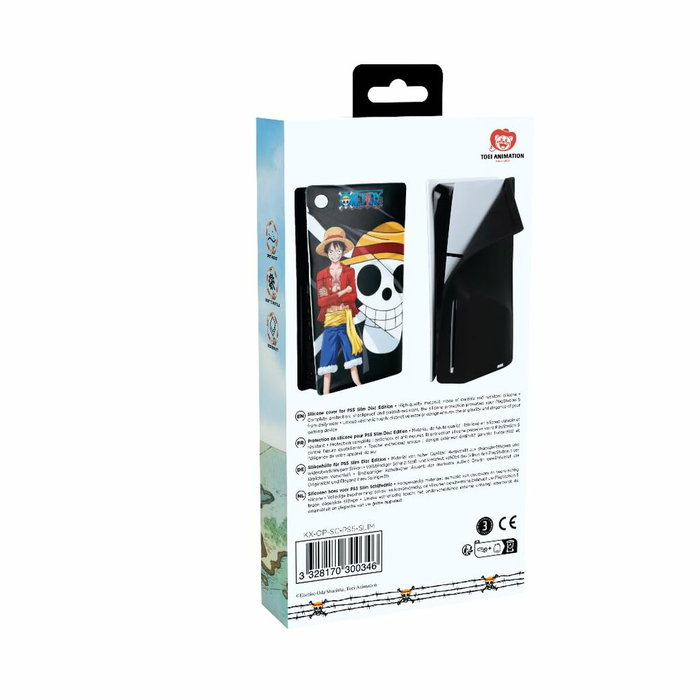 Konix Housse de protection PS5 Slim One Piece - Motif Luffy - Multicolore Konix Housse de protection PS5 Slim One Piece - Motif Luffy - Multicolore