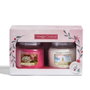 Yankee Candle Set Snow Globe Wonderland et Peppermint Pinwheels