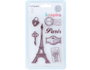 Innspiro Set de tampons acryliques Souvenirs de Paris 9,5x14,5cm
