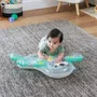 Infantino Tapis d'eau Sensoriel Otarie Géant avec Hochet et Grelots, Jeu Multisensoriel pour Bébé