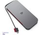 Lenovo Power Bank Sans Fil 10000 mAh avec Charge Rapide Qi 15W et Ports USB-C pour Smartphones et Tablettes