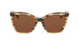 Longchamp LO742S-N-211 Lunettes de soleil marron avec verres gris
