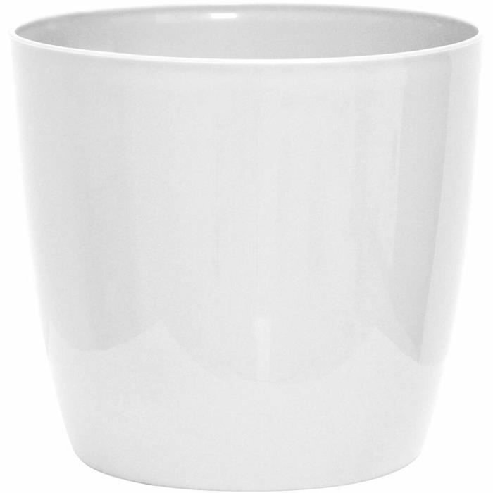 Garden ID Cache-pot Shiny Rouge Brillant avec roulettes