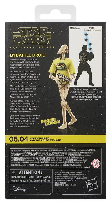 Hasbro Star Wars The Black Series B1 Battle Droid May The 4th Be With You