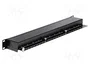 DELOCK Panneau de brassage Cat 6 24 ports RJ45 19 pouces 1U