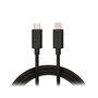Veho Câble USB-C vers Lightning certifié Apple MFi 1m - Charge et synchronisation pour iPhone, iPad, AirPods (noir)