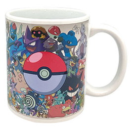 Tasse Mug Changement de Couleur Pokemon - Mug à Chaleur Réactive avec Personnages Officiels