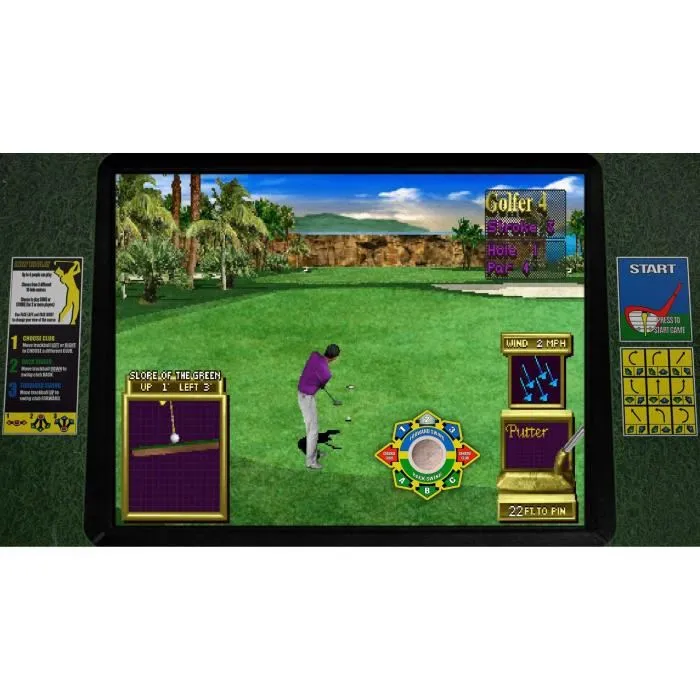 Just For Games Golden Tee Arcade Classics - Jeu de Golf Arcade Rétro sur PS5, Jeu Vidéo PlayStation 5 pour Amateurs de Sport et Nostalgie