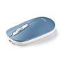 NGS Shell RB Souris sans fil rechargeable 2,4 GHz + Bluetooth 5.0 Multidispositif Silencieuse avec 2 coques supplémentaires