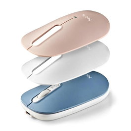 NGS Shell RB Souris sans fil rechargeable 2,4 GHz + Bluetooth 5.0 Multidispositif Silencieuse avec 2 coques supplémentaires