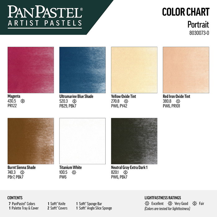 Panpastel PanPastel 7 - Estuche de retratos