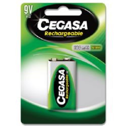 DUVER Pile Rechargeable HF22 9V Ni-Mh 180mAh (1Un)