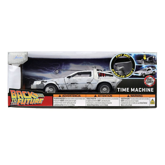 Retour vers le Futur 1/24 Véhicule Time Machine Frost
