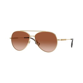 Burberry BE3147-110913 Lunettes de soleil Dorées Marron