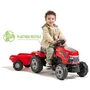 Falk Tracteur à pédales Case IH avec remorque amovible