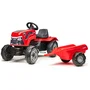 Falk Tracteur à pédales Case IH avec remorque amovible