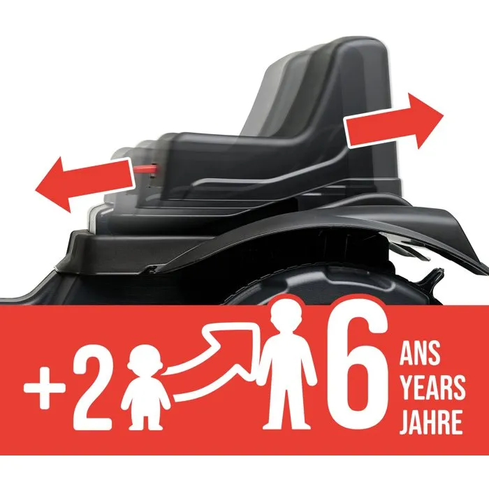 Falk Tracteur à pédales Case IH avec remorque amovible