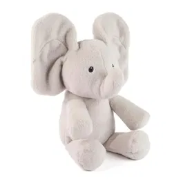 Spin Master - Cache-Cache Flappy L'Éléphant Gund, Peluche Interactive pour Bébé avec Effet Cache-Cache, Oreilles qui se Baissent, Lavable, 20 cm, Dès 10 Mois