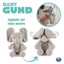 Spin Master - Cache-Cache Flappy L'Éléphant Gund, Peluche Interactive pour Bébé avec Effet Cache-Cache, Oreilles qui se Baissent, Lavable, 20 cm, Dès 10 Mois