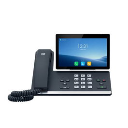 2N Téléphone IP D7A avec écran tactile 7 pouces, système Android, pour interphonie vidéo et appels (Power over Ethernet, DSS keys, LED indicateur)