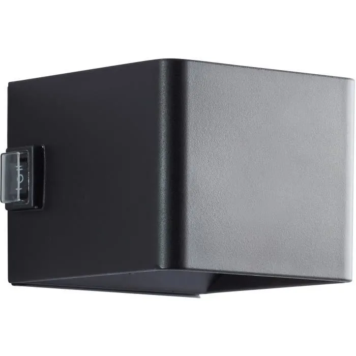 Brilliant ISEO Applique murale extérieure magnétique rechargeable LED 4W 300lm 3000K Noir avec détecteur de mouvement et alimentation USB Brilliant ISEO Applique murale extérieure magnétique rechargeable LED 4W 300lm 3000K Noir avec détecteur de mouvement et alimentation USB