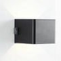 Brilliant ISEO Applique magnétique d'extérieur rechargeable Noir LED