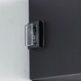 Brilliant ISEO Applique magnétique d'extérieur rechargeable Noir LED