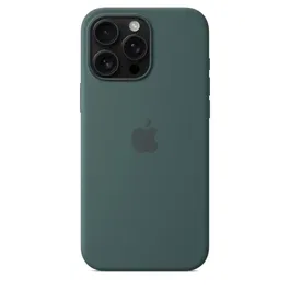 Apple iPhone 16 Pro Max Coque silicone MagSafe Lake Green