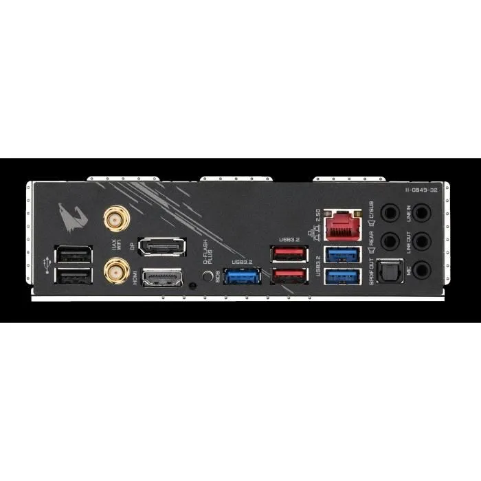 Gigabyte Carte mère B550 AORUS ELITE AX V2 - Socket AM4, DDR4, ATX, Wi-Fi, pour processeurs AMD Ryzen