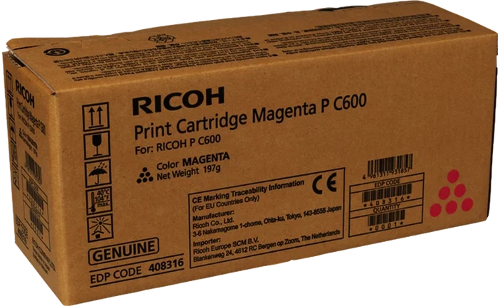 Ricoh Toner MP C600 Magenta (408316)