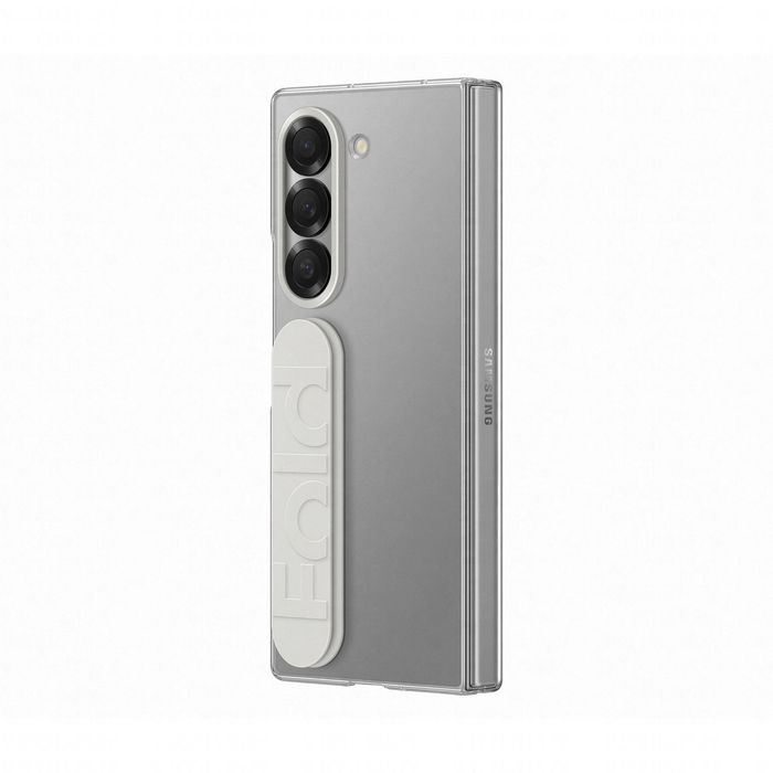 Samsung Coque transparente avec lanière de sécurité pour smartphone Galaxy Z Fold6 - Protection et maintien sécurisé