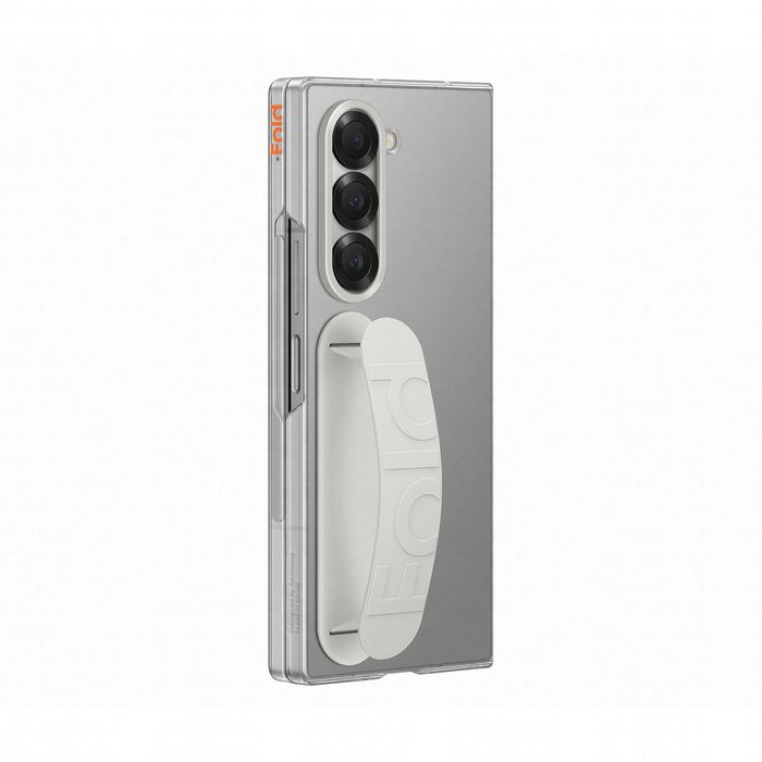 Samsung Coque transparente avec lanière de sécurité pour smartphone Galaxy Z Fold6 - Protection et maintien sécurisé