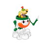 Mattel Pack de 2 Véhicules Hot Wheels Super Mario Galaxy Mario & Bowser Jr. 1:64