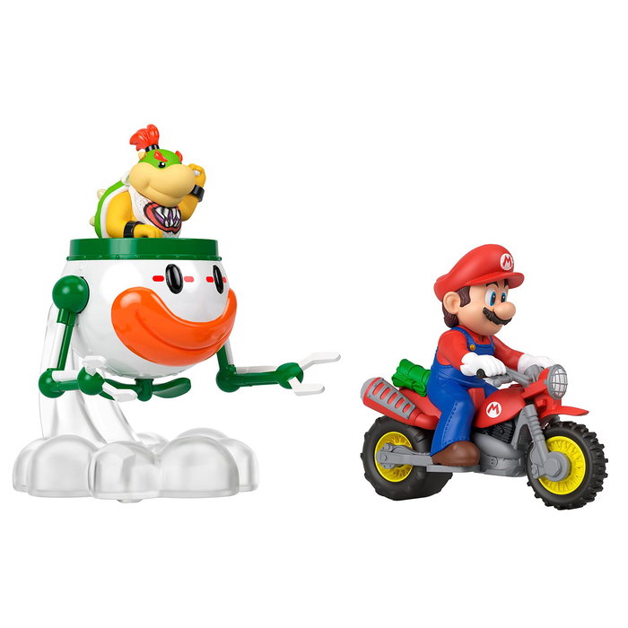 Mattel Pack de 2 Véhicules Hot Wheels Super Mario Galaxy Mario & Bowser Jr. 1:64 Mattel Pack de 2 Véhicules Hot Wheels Super Mario Galaxy Mario & Bowser Jr. 1:64
