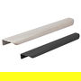 SYSTEM Tirador Aluminio Biel Niquel Cepillado Negro Mate 320mm