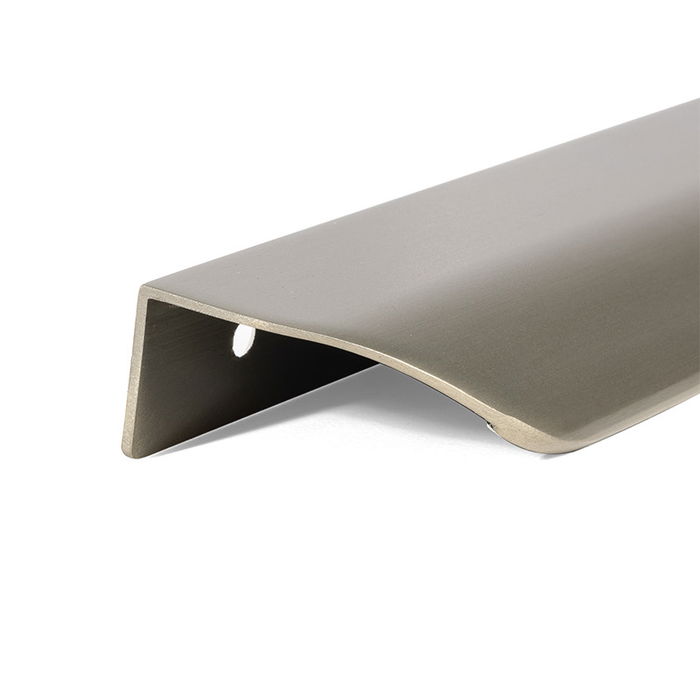 SYSTEM Tirador Aluminio Biel Niquel Cepillado Negro Mate 320mm