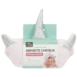 Tom et Zoe Serviette pour cheveux enfant en polyester