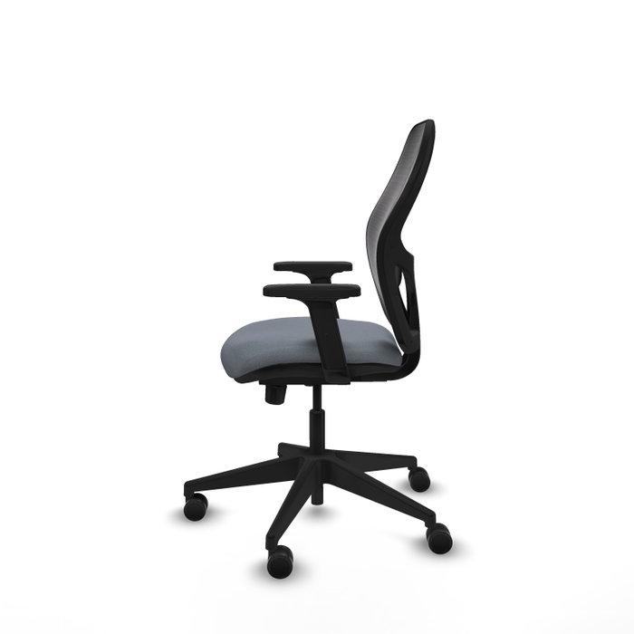 PIQUERAS Y CRESPO Chaise Alocén Synchrone Gris et Noir