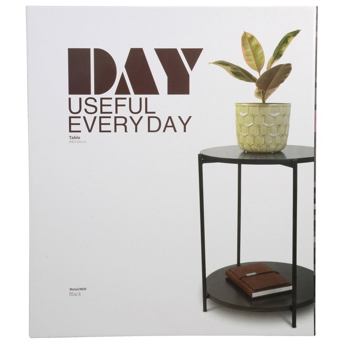 Day Mesa auxiliaire noire 44x40x50 cm