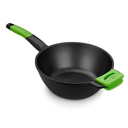 Bra Prior Wok 28 cm en aluminium fondu avec revêtement antiadhésif tricouche