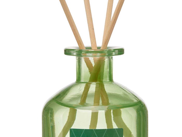 Acorde Mikado 250 ml Vert Verre Parfum Lotophages avec Tige 8 x 12 x 8 cm (Set de 6)