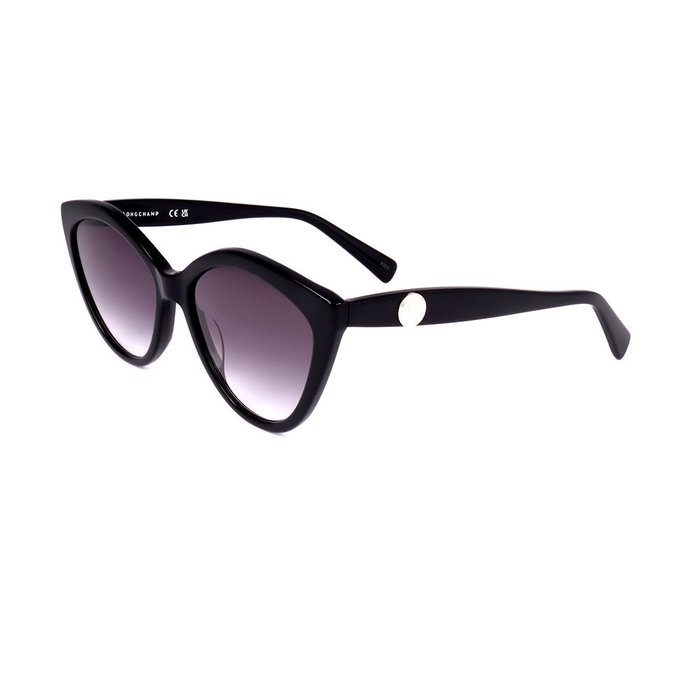 Longchamp LO730S 001 Lunettes de soleil femme œil-de-chat acétate UV400 56-16-140 mm