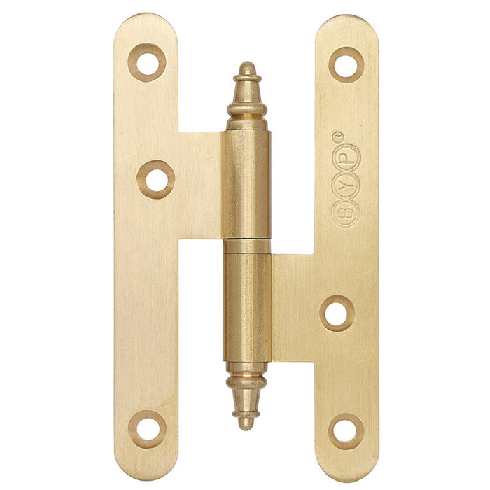 BYP 307/100 Cornière de laiton à finition satinée pour installation gauche BYP 307/100 Cornière de laiton à finition satinée pour installation gauche