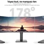 HKC T2752U - Écran PC 27" (68,6 cm) - 4K UHD (3840 x 2160) - Dalle IPS - 60 Hz - 5 ms - HDMI, DisplayPort - Noir