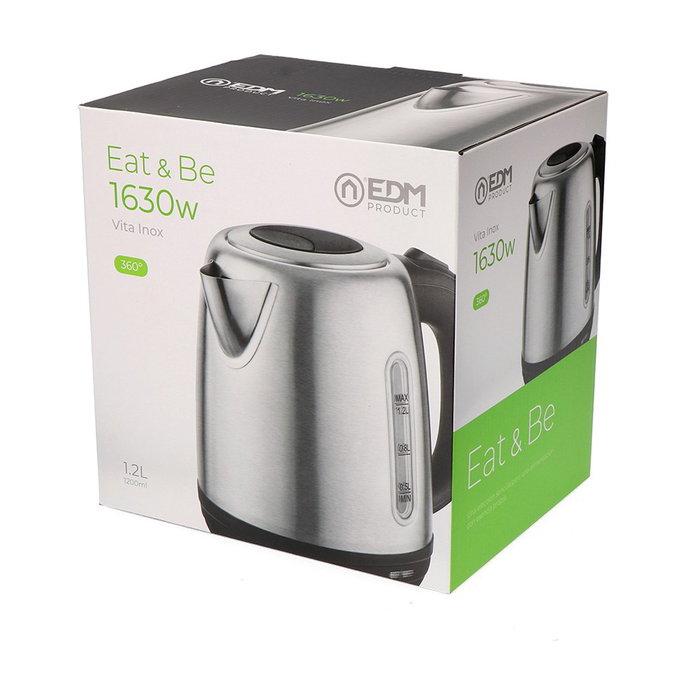 Edm Vita inox, Bouilloire électrique 1,2 l