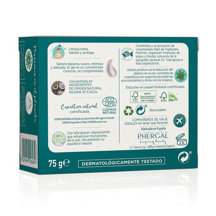 Dr. Tree Gel Douche Solide Junior 75g Nettoyage Doux Apaisant Hydratant Pour Enfants Usage Quotidien Mousse Légère Crèmeuse Dr. Tree Gel Douche Solide Junior 75g Nettoyage Doux Apaisant Hydratant Pour Enfants Usage Quotidien Mousse Légère Crèmeuse