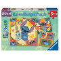 Ravensburger - Puzzle Disney Stitch - 3 puzzles de 49 pièces - Dimensions 21x21cm - À partir de 5 ans