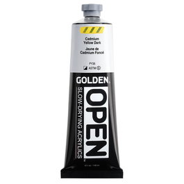 Golden OPEN Peinture Acrylique Jaune Cadmium Foncé 148 ml